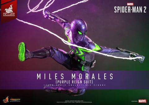 HOT TOYS 1/6 VGM68 MILES MORALES (PURPLE REIGN SUIT) – One Man's Hobby