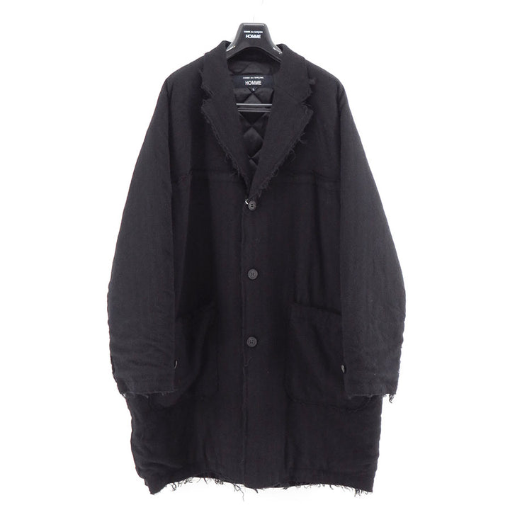 コムデギャルソン BLACKツィードコート2024aw 全ルック】ブラック
