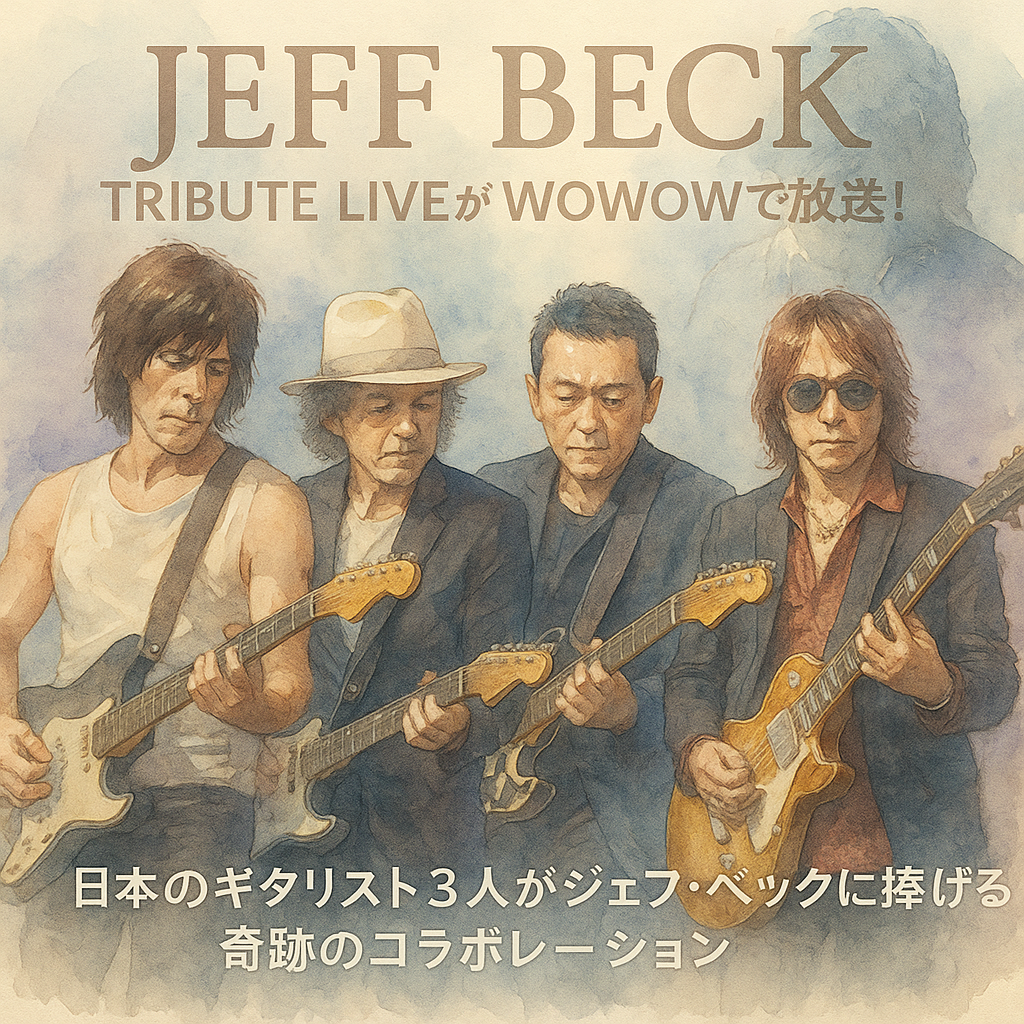 ジェフ・ベックを讃えChar、布袋寅泰、松本孝弘が集結した一夜限り