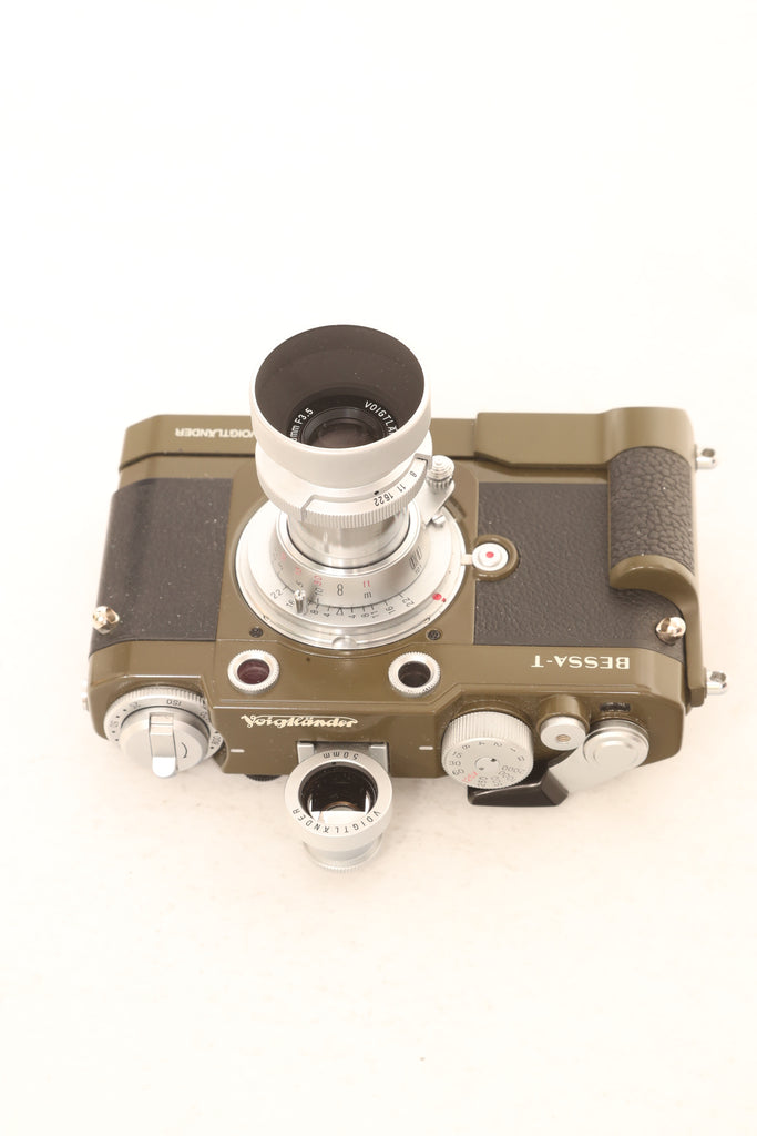 Voigtlander Bessa-T Heliar 101 Years Model Olive with 50mm F3.5