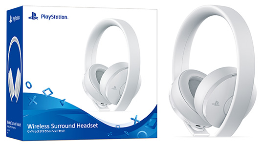 PS4用 ワイヤレスサラウンドヘッドホン ホワイト「CUHJ-15007J2」を