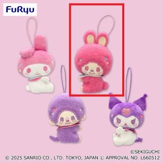 サンリオ】【Bチムたん】モンチッチ×マイメロディ・クロミ おすわり