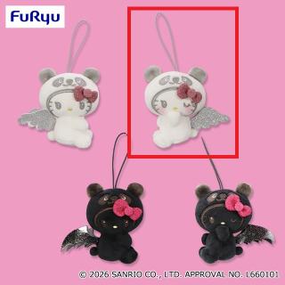 サンリオ】【Bてんしウインク】パンダ ハローキティ こあくま×てんし