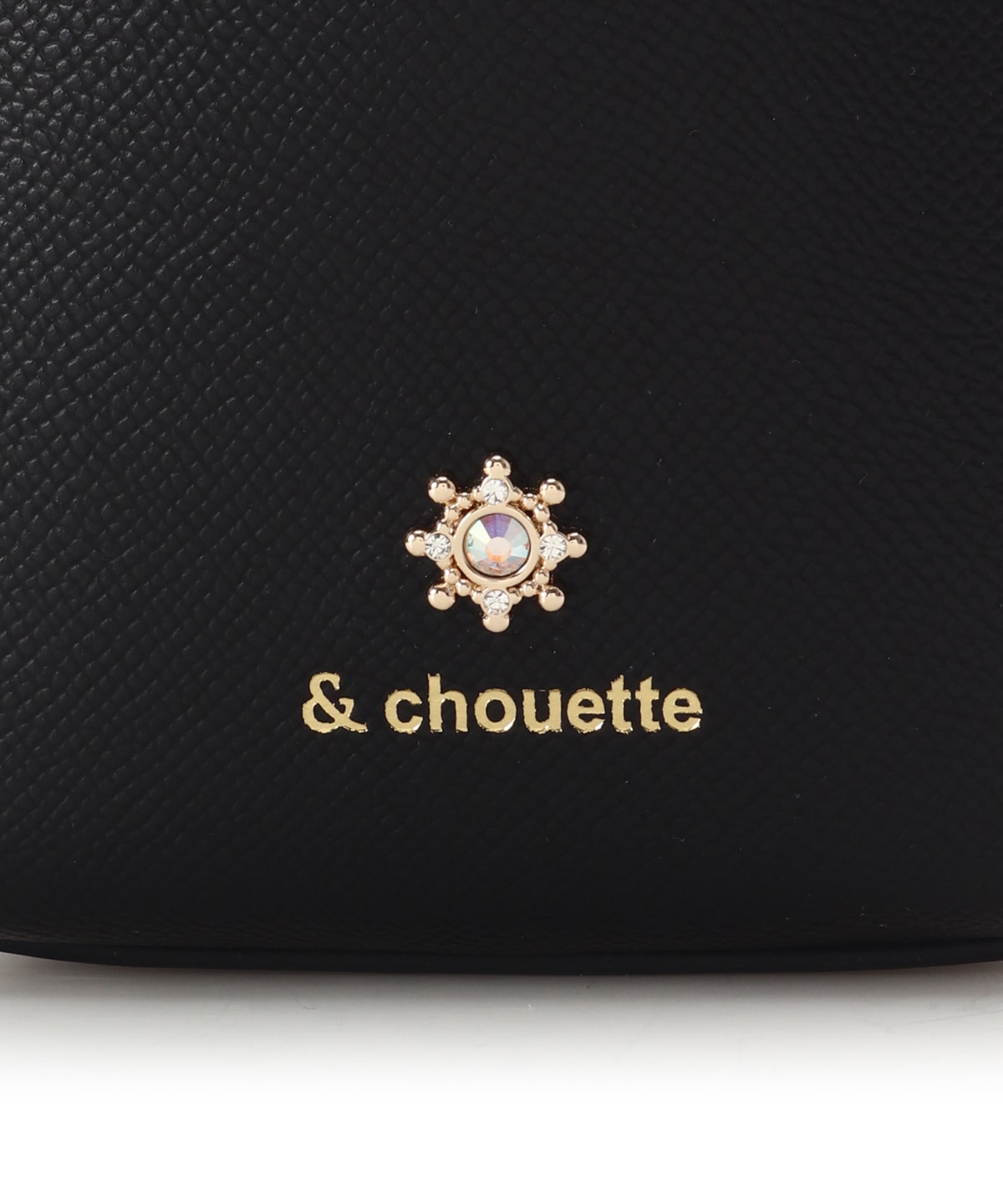& chouette】≪推し事バッグ≫クリアポケット付きビジューショルダー