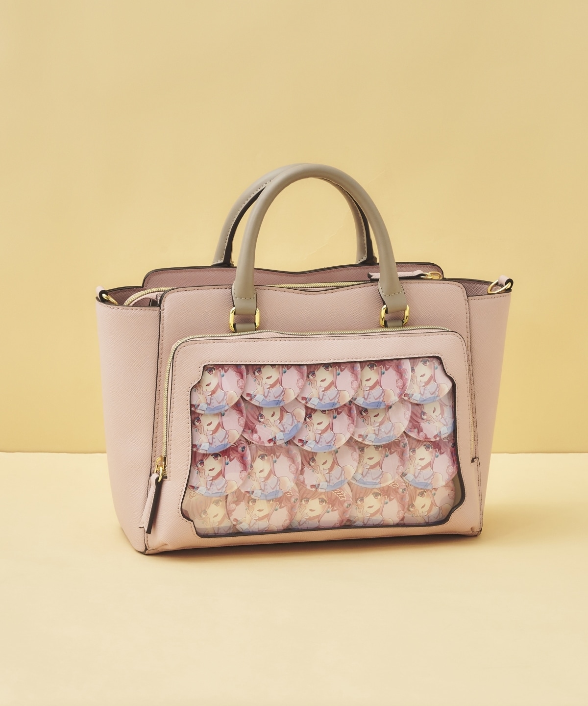 & chouette】≪推し事バッグ≫クリアポケット付きトートバッグ《痛バッグ》