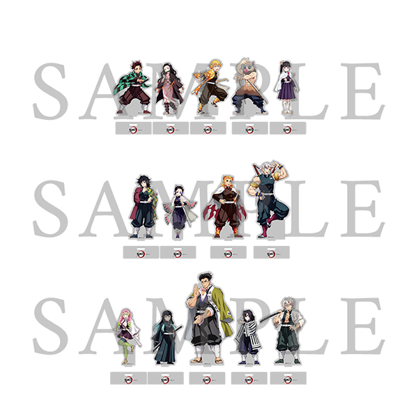 鬼滅の刃「全集中展」無限列車編・遊郭編 』キャラクターアクリル