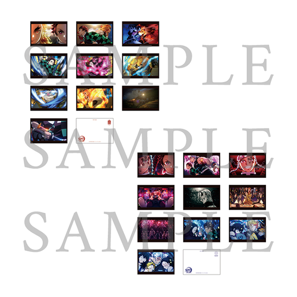 鬼滅の刃「全集中展」無限列車編・遊郭編 』OP・EDポストカード