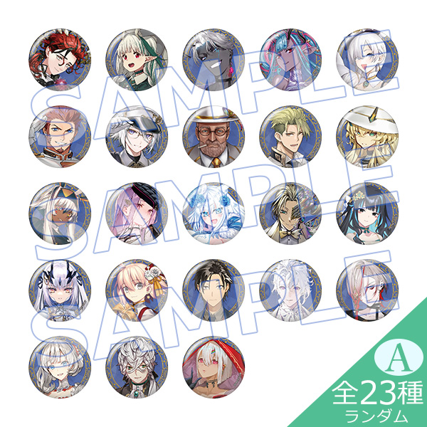 霊基召喚缶バッジ Fes.2025描き下ろしサーヴァントA（全23種ランダム）