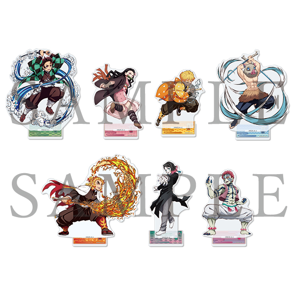 劇場版「鬼滅の刃」無限列車編 アクリルマスコット 全7種