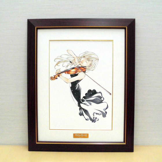 四月は君の嘘 描き下ろしイラスト額装 「キャラファイングラフ」 (高