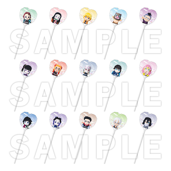 アニメ「鬼滅の刃」みに隊士 スティックバルーン（全15種）