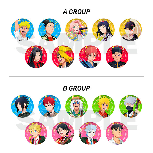 缶バッジ＜ランダム・単品＞/ NARUTO THE LIVE