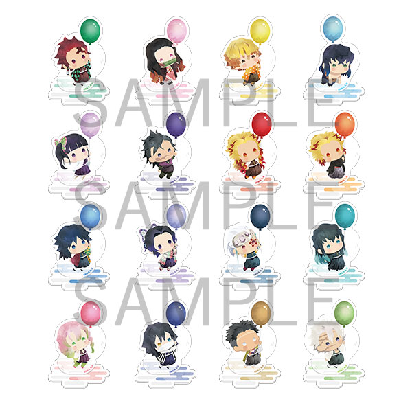 鬼滅の刃 ゆらふわアクリルマスコット バルーンver.＜全16種＞