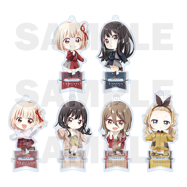 新品 全6種 リコリスリコイル ご当地アクリルチャーム ご当地アクリル