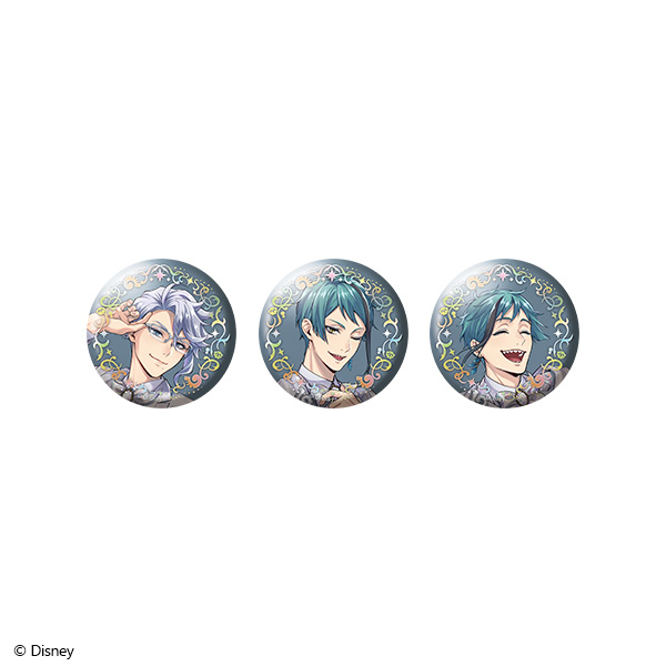 ディズニー ツイステッドワンダーランド』 オーロラ箔缶バッジ