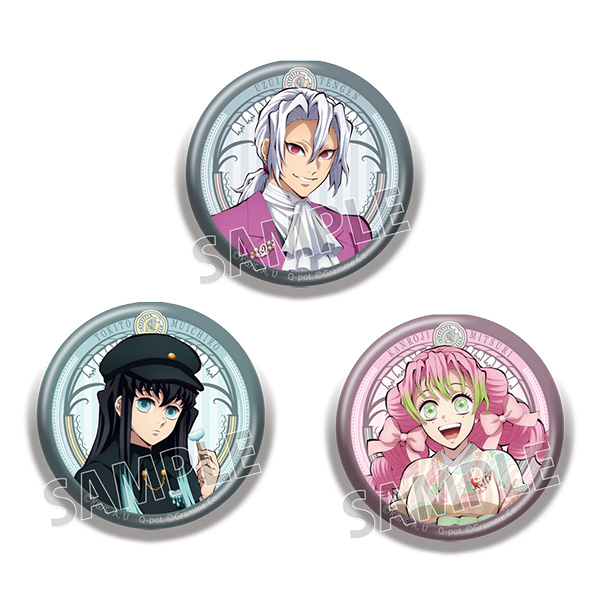 Q-pot.×鬼滅の刃 ランダム缶バッジ 2024ver.（全6種）