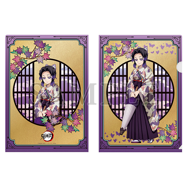 アニメ「鬼滅の刃」 金屏風風クリアファイル（全3種）