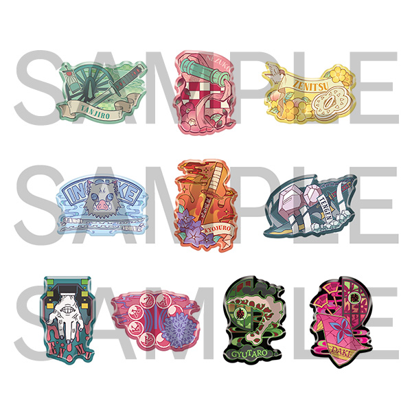 鬼滅祭 ～アニメ伍周年記念祭～」ランダムピンズ vol.1（全10種）