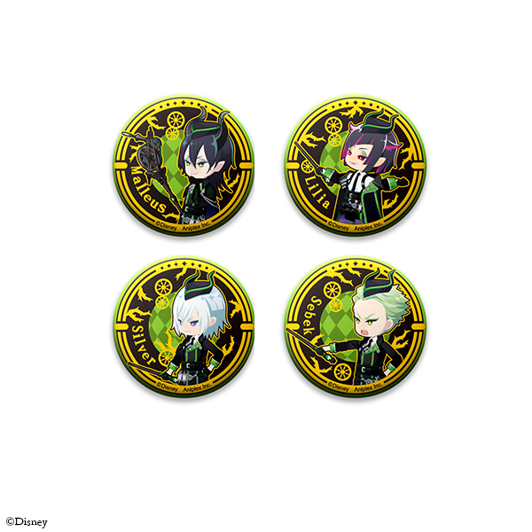 ディズニー ツイステッドワンダーランド』 レリーフメタル缶バッジ
