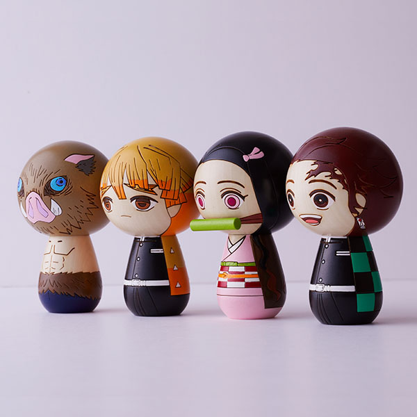 アニメ「鬼滅の刃」こけし