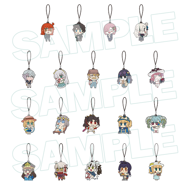 リヨ描き下ろしイラスト ラバーチャーム（全19種）