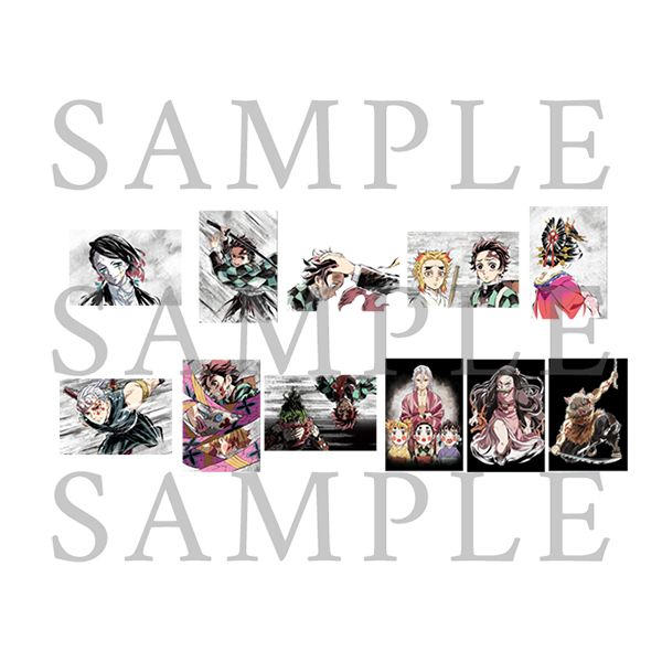 鬼滅の刃「全集中展」無限列車編・遊郭編 』幕間画ポストカード