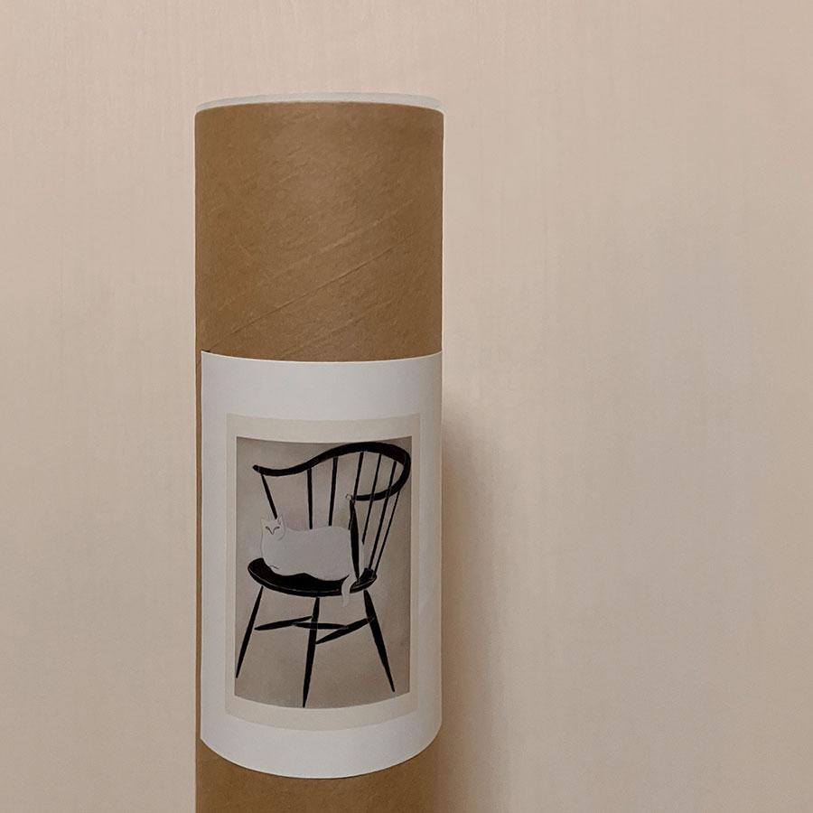 coricci | ポスター 猫と椅子と 50 x 70cm｜【公式】ACTUS online