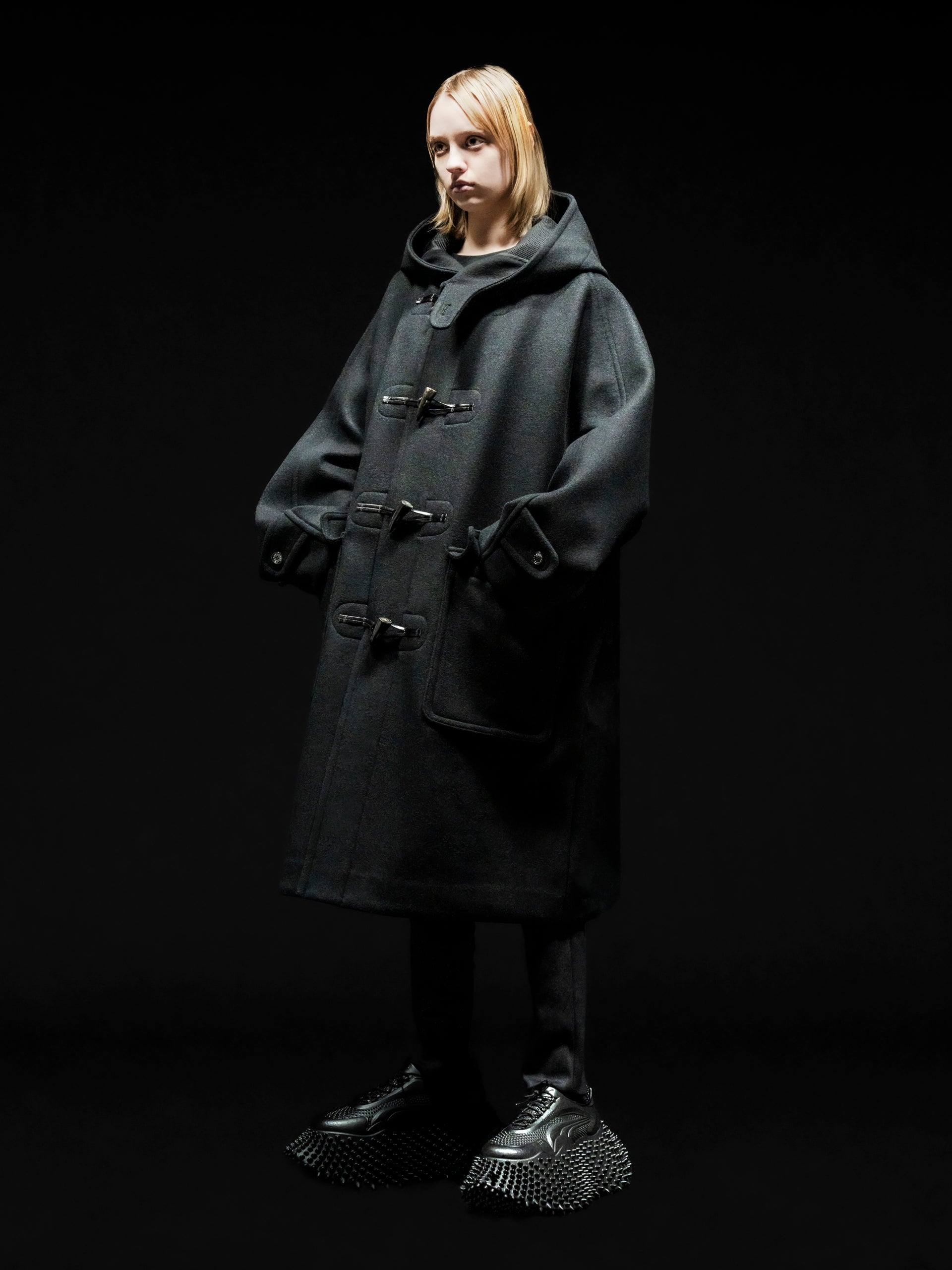 Vintage Modern Duffle Coat - Black – FUMITO GANRYU OFFICIAL STORE