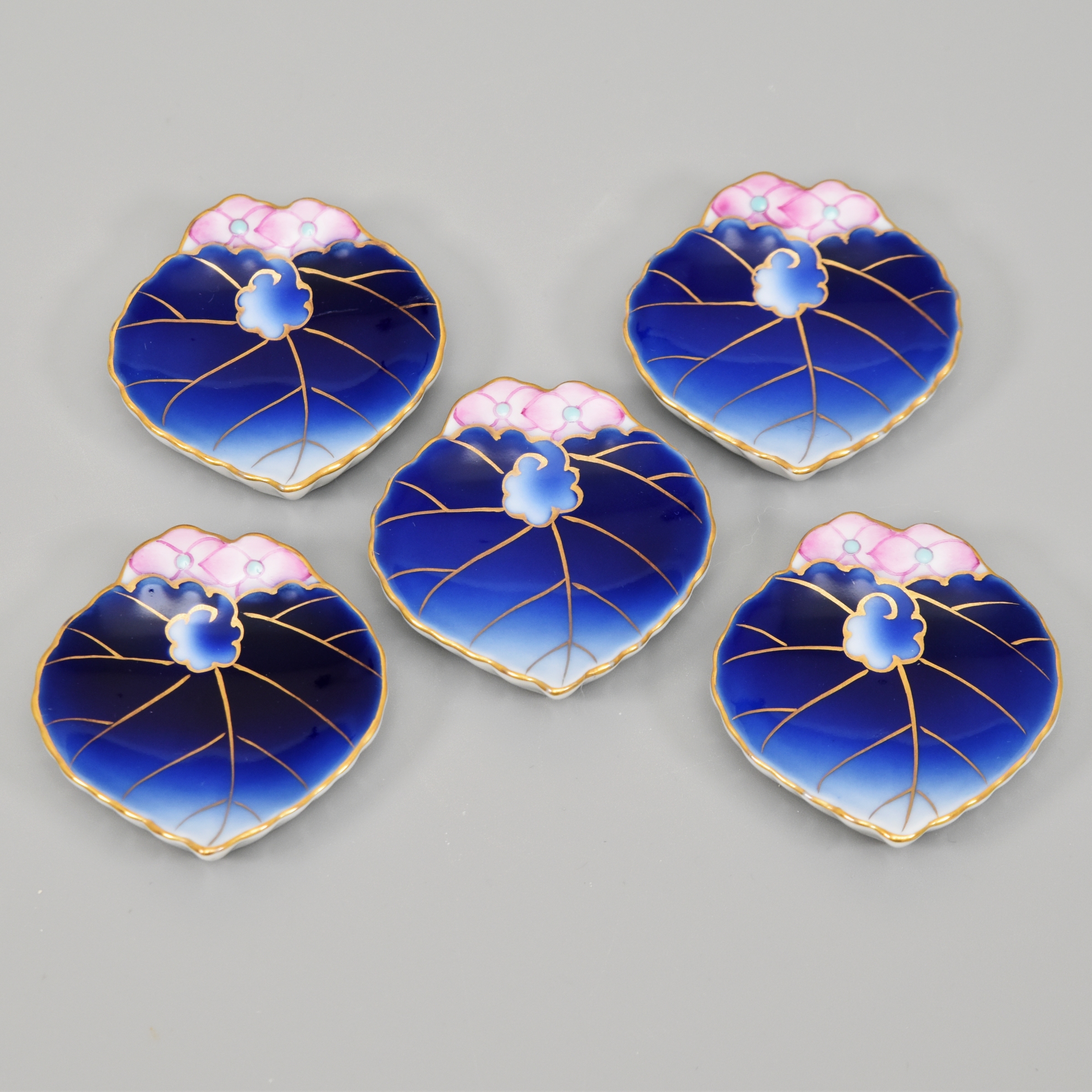 愁海棠）箸置き5個セット|有田焼の老舗-香蘭社オンラインショップ