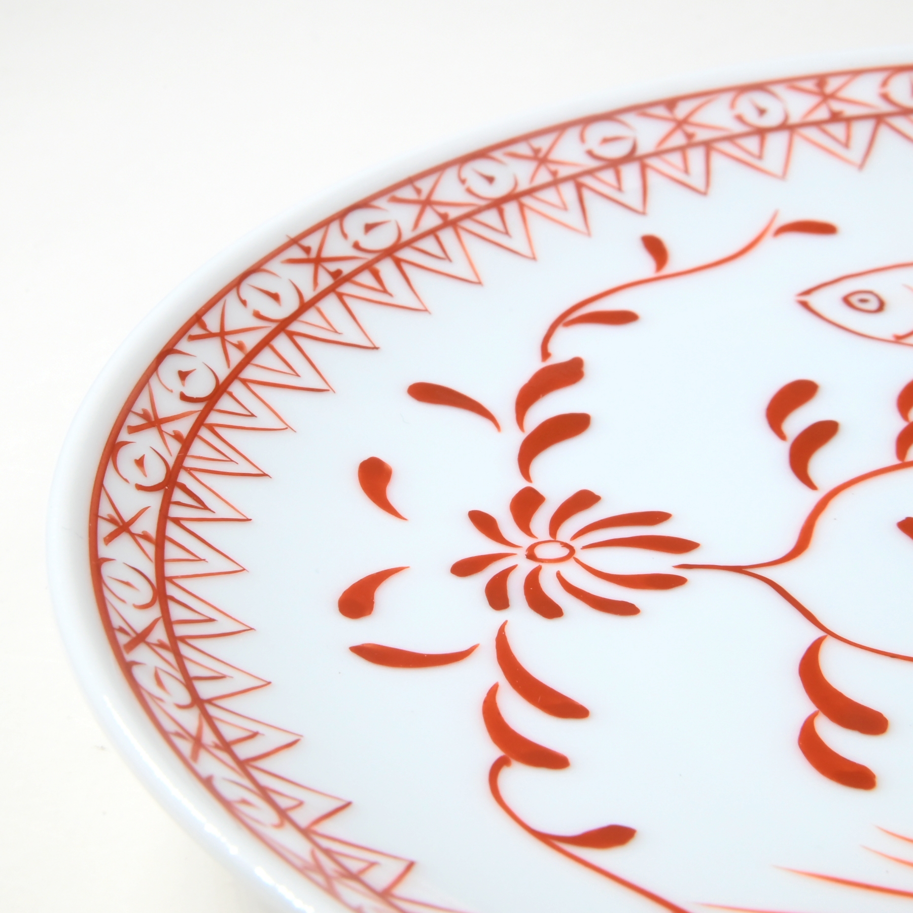 魚鳥文）中皿|有田焼の老舗-香蘭社オンラインショップ