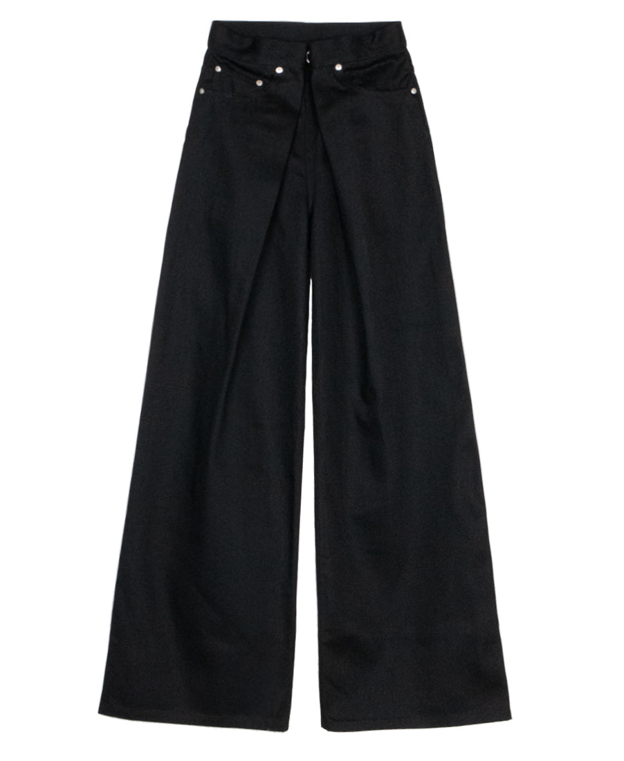 RIGID DENIM WIDE PANTS｜WOMENS