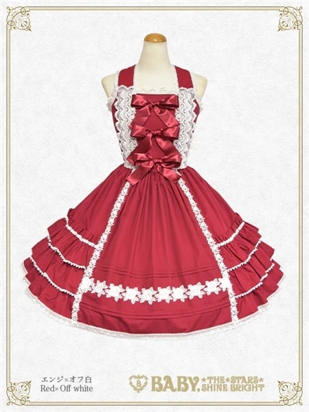 リボンリボンジェラートジャンパースカート（ピンク）(ピンク