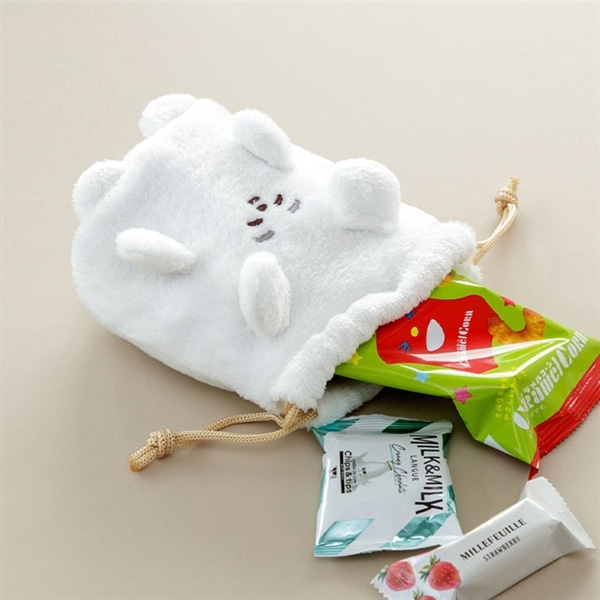 ふわふわぬいぐるみ巾着 巾着ポーチ ましゅとまろ｜ 晴MUSUBI｜福岡