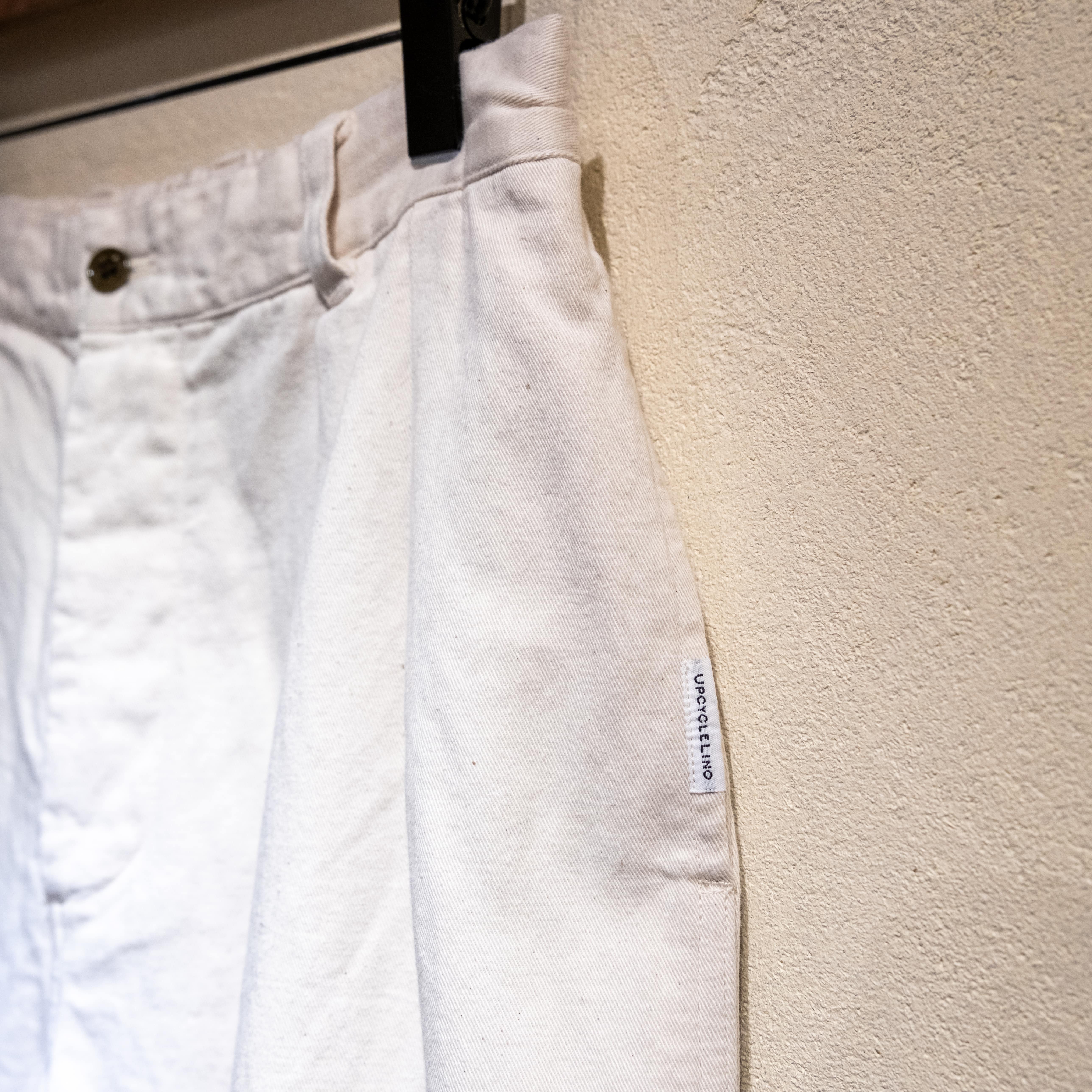 UpcycleLino】BASIC チノ 2タックワイドパンツ(1 NATURAL)｜ nest Robe