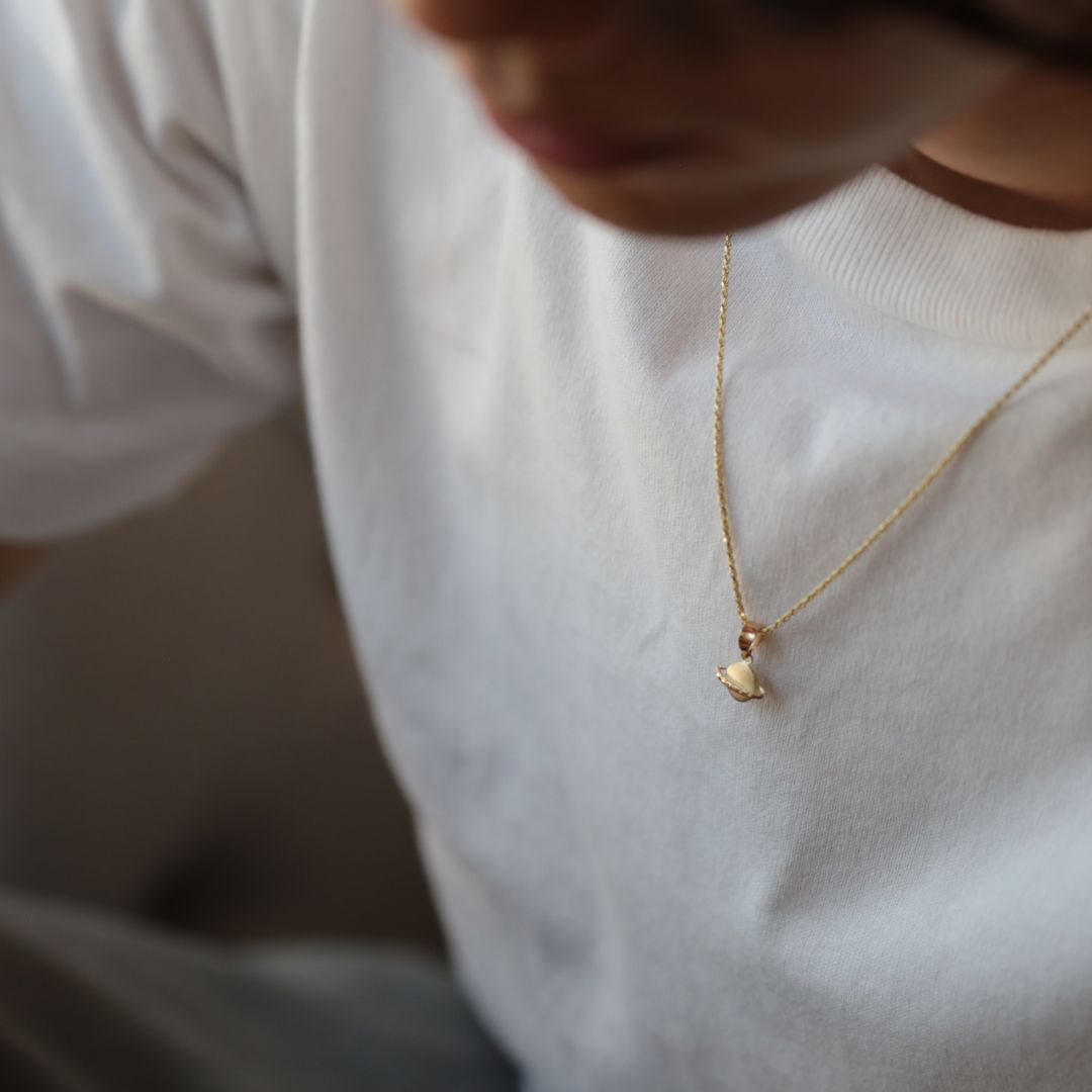 K14 ハワイアン サターン（土星） ペンダントトップ – PUAALLY