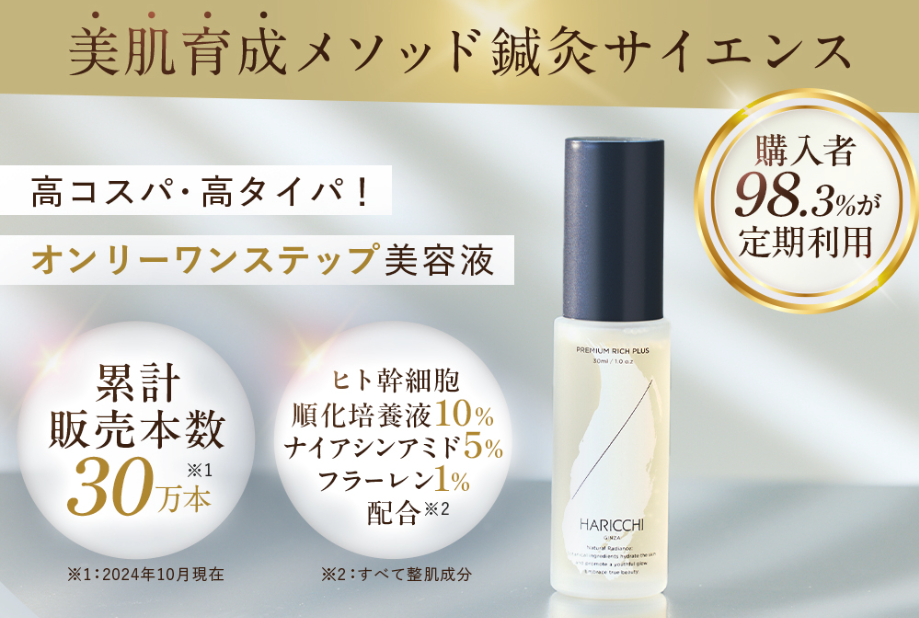 使用レビュー】ハリッチプレミアムリッチプラス美容液は効果ない？悪い