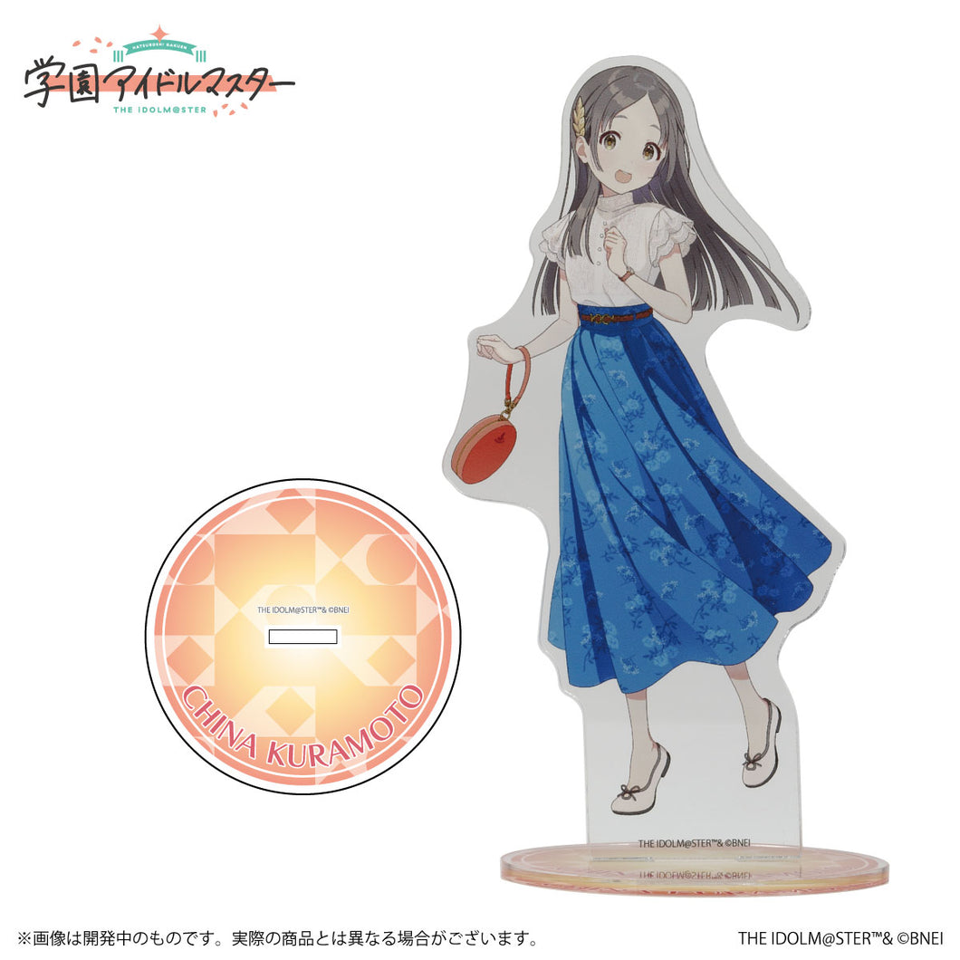新品】 学園アイドルマスター 公式アクリルスタンド 倉本千奈 A – 赤い