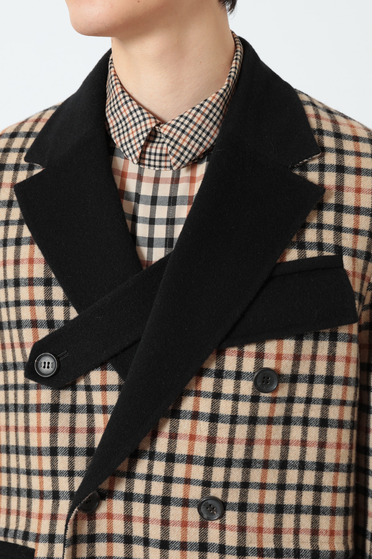 CULLNI for DAKS ウールリバー テーラードショートコート｜DAKS