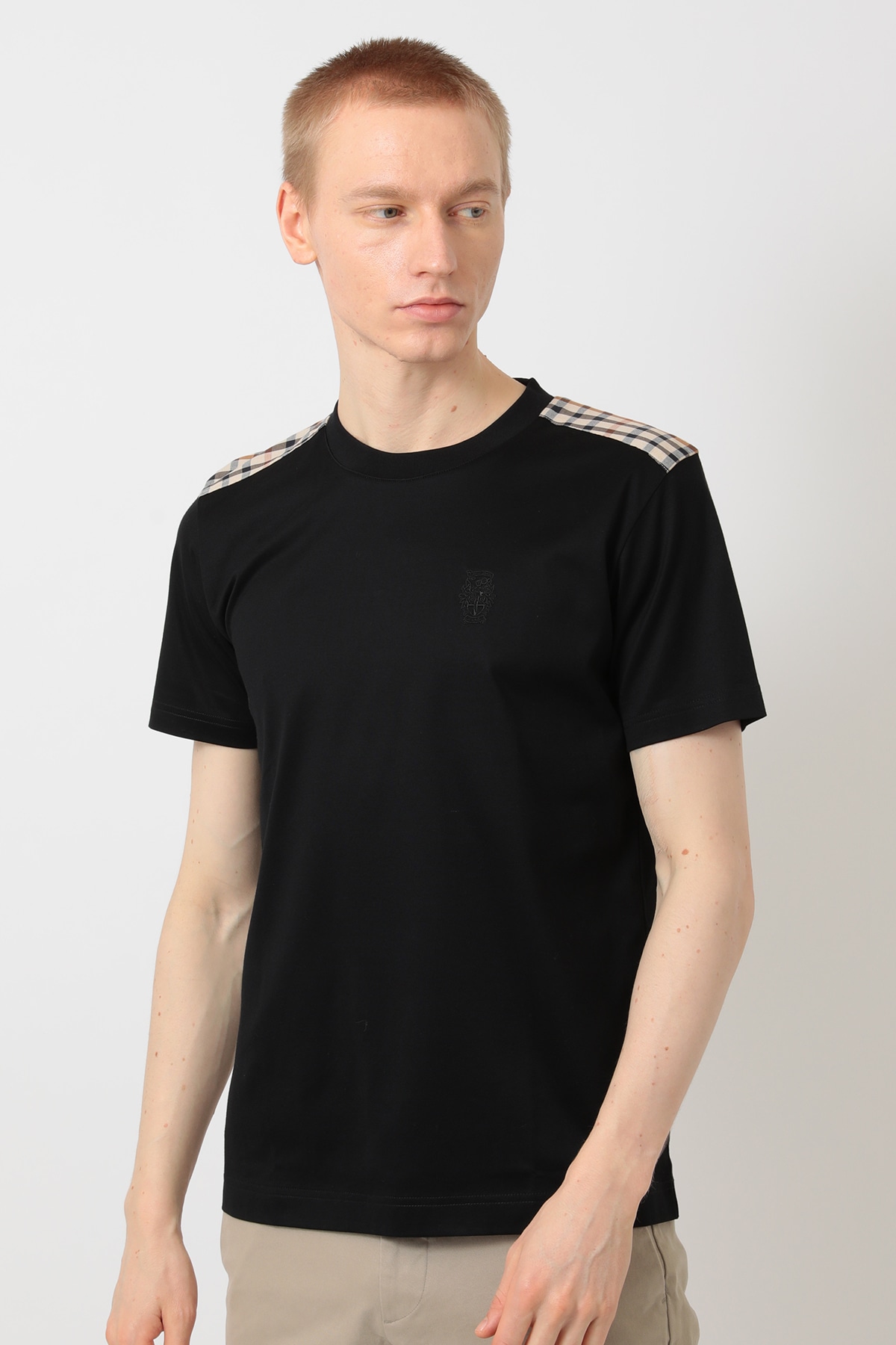 GIZAコットン シルクタッチ天竺Tシャツ A52M171702｜DAKS（ダックス