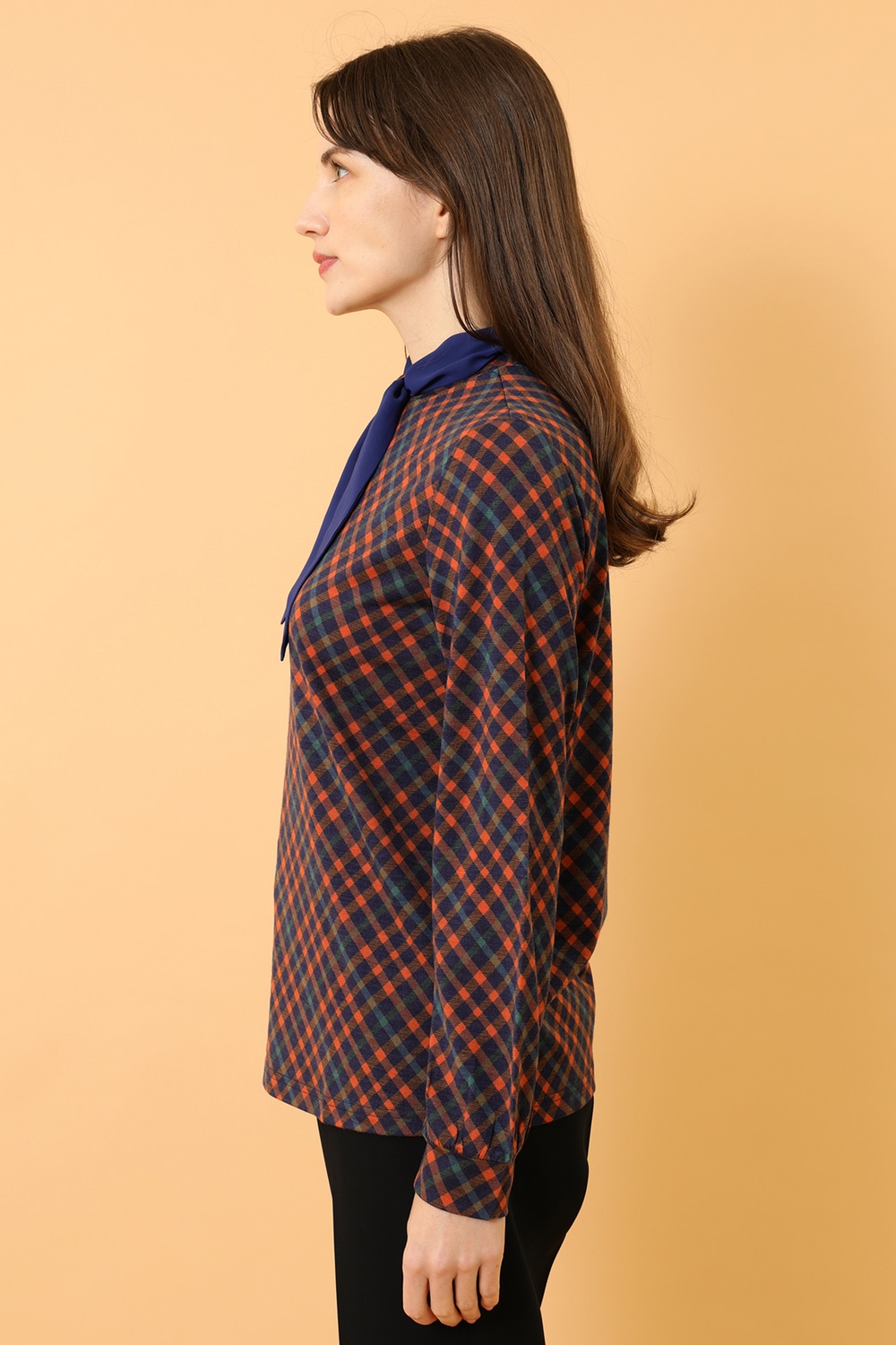 TV着用｜望月理恵さん】ボウタイブラウス風カットソー 10-291753｜DAKS