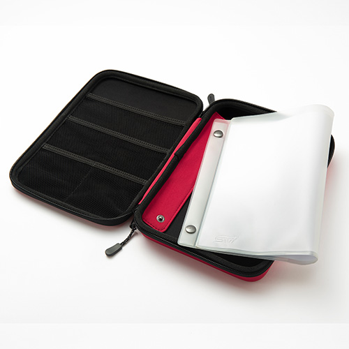 車検証ケース（モールド）チェリーレッド - SUBARU ： SUBARU