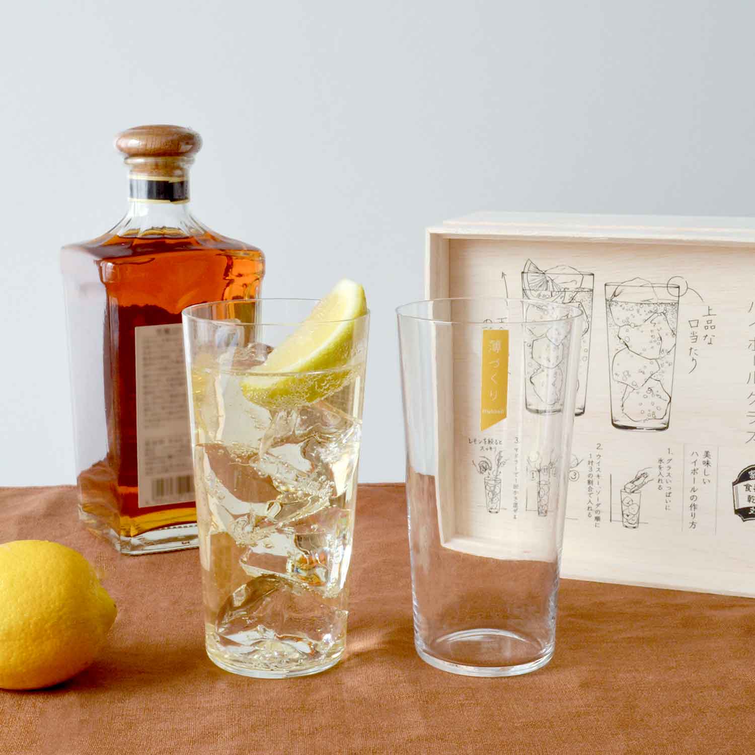 薄づくりハイボールグラスセット G096-T285 / 東洋佐々木ガラス(株