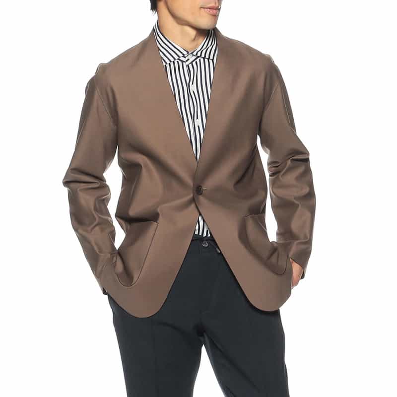 ノーカラージャケット（2172434）｜BARNEYS NEW YORK(バーニーズ