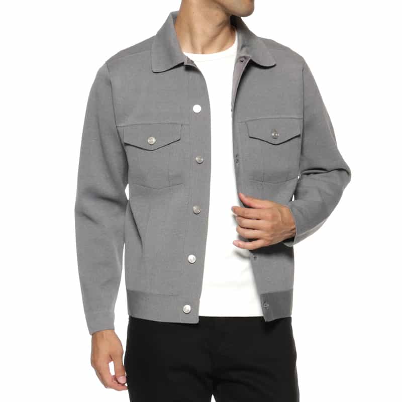 ウォッシャブル ニットジャケット（2246197）｜BARNEYS NEW YORK