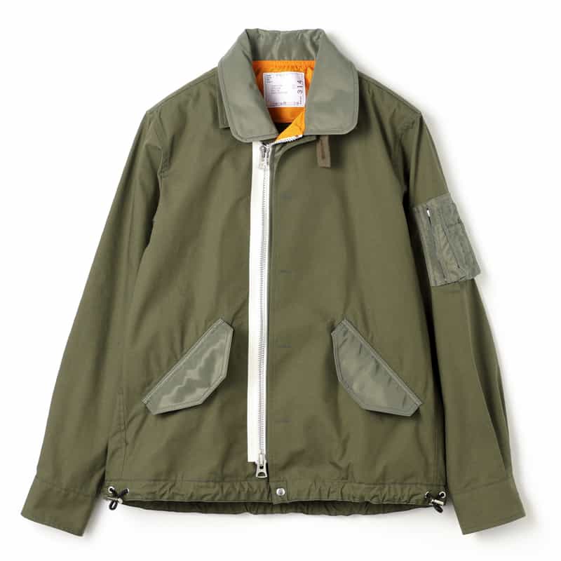 SACAI＜サカイ＞ コンビネーション オックスフォードブルゾン（2264055