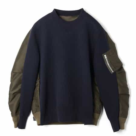 SACAI＜サカイ＞ ロゴ入りスウェットプルオーバー（2264137）｜SACAI