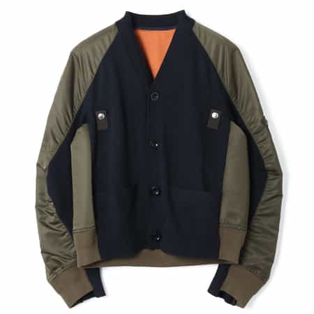 SACAI＜サカイ＞ コンビネーション ニットカーディガン（2264212