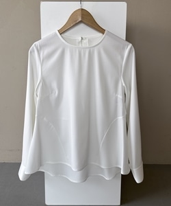 切替ペプラムブラウス(F OFF WHITE): トップス｜PMbox P&M OFFICIAL