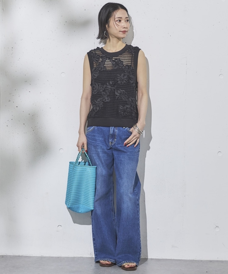 Letra】MERCADO BUCKET MINI CHECK S／H