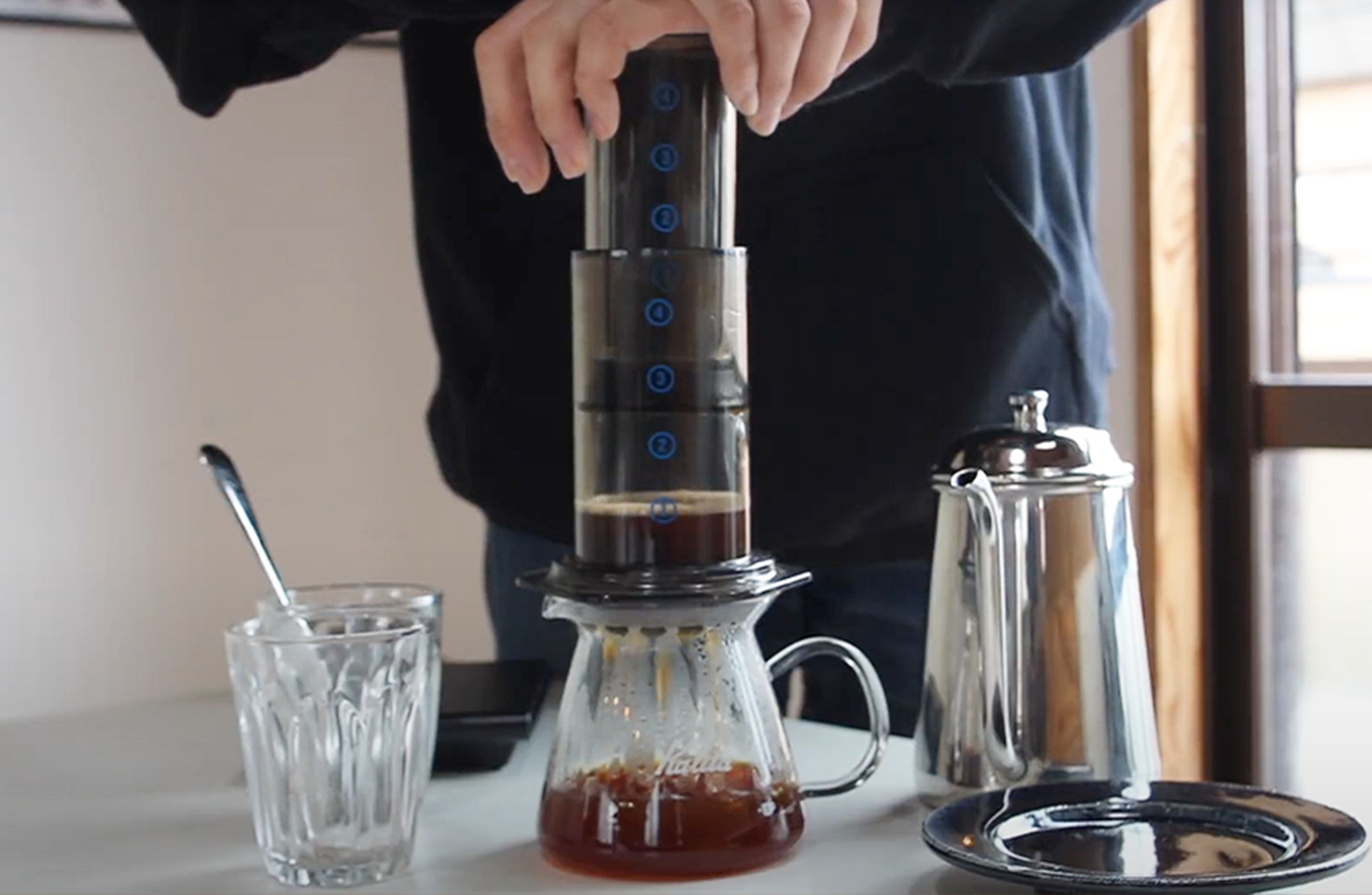 エアロプレス ホットコーヒーの淹れ方 | ONIBUS COFFEE